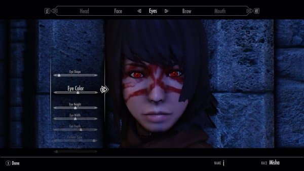 Skyrim - Глаза, оружие и заклинания из аниме Наруто