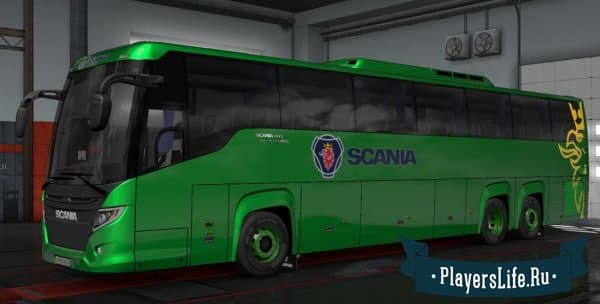 Автобус Scania Touring K410 для Euro Truck Simulator 2