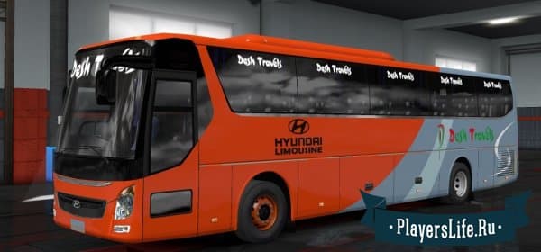 Автобус Hyundai UXN для Euro Truck Simulator 2